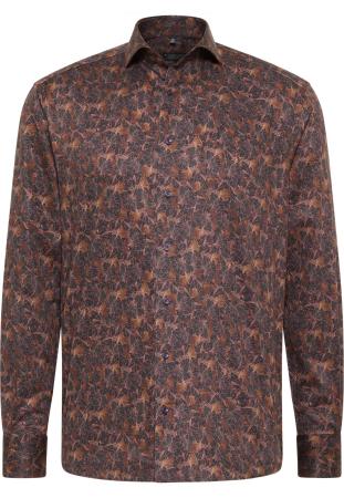 Мужская рубашка ETERNA 4077-58-E17V, коричневая