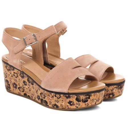 Женские босоножки Stonefly DIVA 2 VELOUR 110283, песочные Женские босоножки Stonefly DIVA 2 VELOUR 110283, песочные