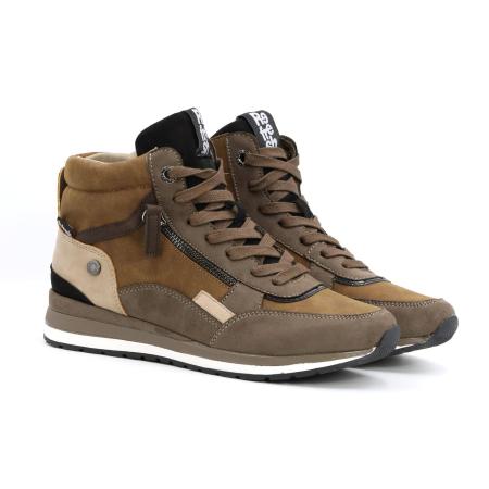 Женские высокие кроссовки REFRESH PU LADIES ANKLE BOOTS 170233, коньячные