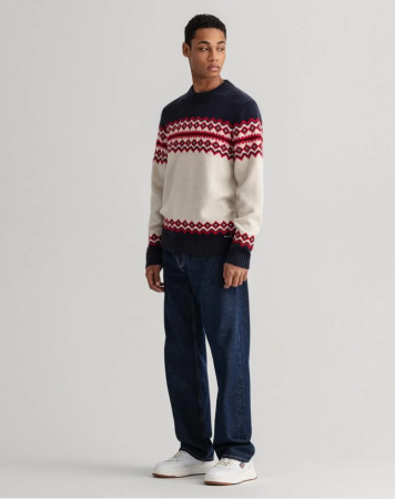 HOLIDAY FAIR ISLE C-NECK 8060016
