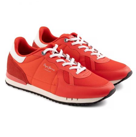 Мужские кроссовки Pepe Jeans London TINKER HR PMS30506, красные
