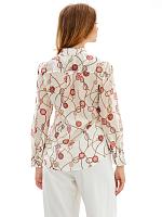 SAILING PRINT COT SILK SHIRT 4320184 - SAILING PRINT COT SILK SHIRT 4320184