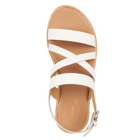 Женские сандалии Clarks Karsea Sun 26166028, белые