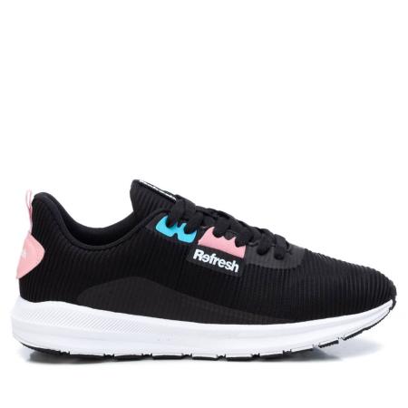 Женские кроссовки REFRESH TEXTILE LADIES SHOES 79085, черные Женские кроссовки REFRESH TEXTILE LADIES SHOES 79085, черные