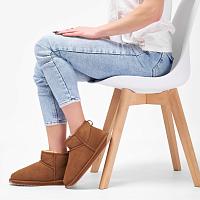 Stinger Micro W10937 (жен. полусапоги из овчины (у W10937 - Женские угги EMU Australia, коричневые