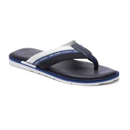 Мужские вьетнамки Pepe Jeans London BARREL REFLECTIVE PMS90074, белые Мужские вьетнамки Pepe Jeans London BARREL REFLECTIVE PMS90074, белые