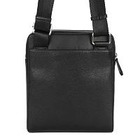 LEATHER HAND BAG RF43172 - Мужская сумка репортер Royalfinch, черная