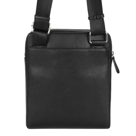 Мужская сумка репортер Royalfinch LEATHER HAND BAG RF43172, черная
