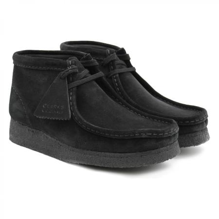 Женские ботинки Clarks Wallabee Boot. 26143837, черные