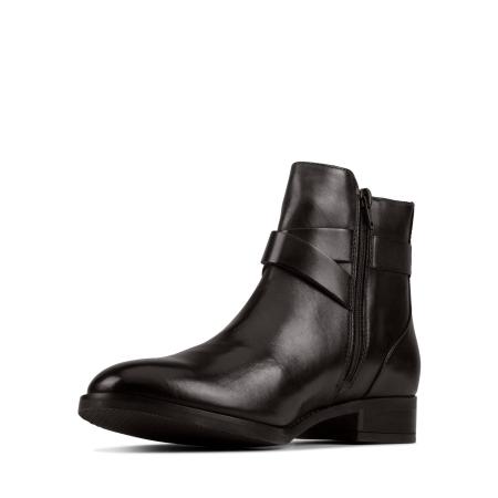 Женские полусапоги Clarks Hamble Buckle 26151008, черные