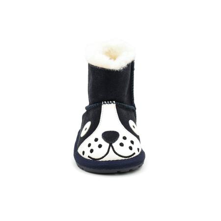 Детские ботинки из овчины (угги) EMU Australia Puppy Walker B12713, синие