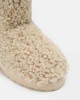 Sheepskin Fashion Sharky Lo Teddy W13200 - Женские полусапоги из овчины (угги) EMU Australia, белые