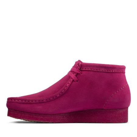 Женские ботинки Clarks Wallabee Boot. 26162541, розовые