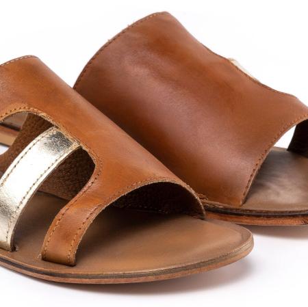 Женские сланцы EMU Australia Dion W11691, коньячные