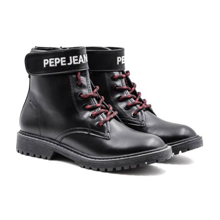 Детские высокие ботинки Pepe Jeans London HATTON STRAP COMBI PGS50167, черные Детские высокие ботинки Pepe Jeans London HATTON STRAP COMBI PGS50167, черные