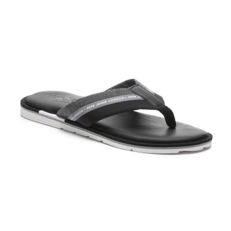 Мужские вьетнамки Pepe Jeans London BARREL REFLECTIVE CHAMBRAY PMS90075, черные