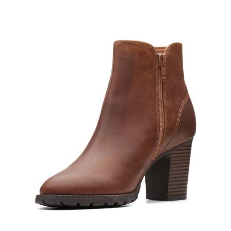 Женские ботильоны Clarks Verona Trish 26137244, коричневые