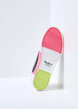 Женские кеды Pepe Jeans London KENTON VINTAGE WOMAN PLS31285, черные Женские кеды Pepe Jeans London KENTON VINTAGE WOMAN PLS31285, черные