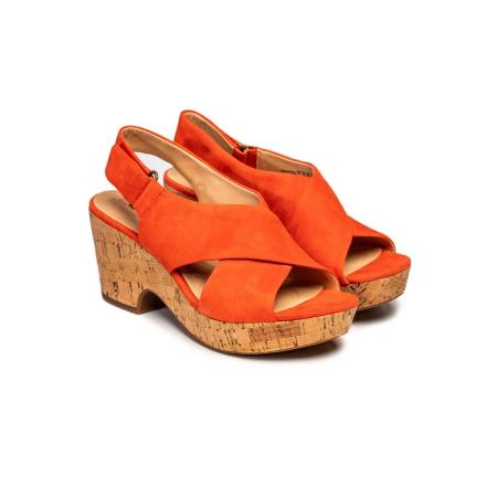 Женские босоножки Clarks Maritsa Lara 26142159, оранжевые
