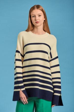 BRETON STRIPE C-NECK 4804135