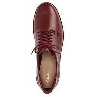 Glick Darby 26157334 - Женские полуботинки Clarks, бордовые