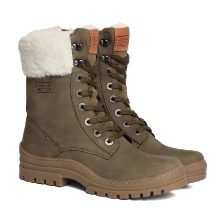 Женские высокие ботинки Camel Active CAEM301-300850, хаки