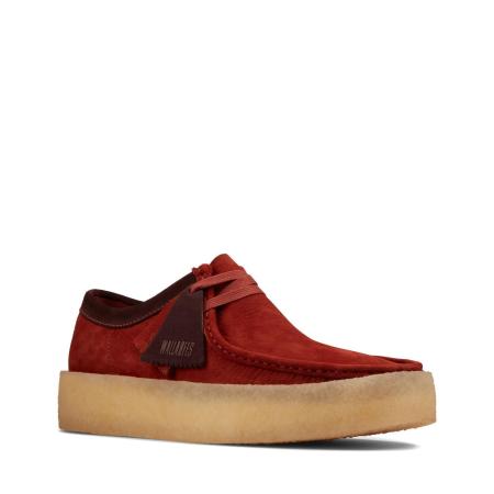 Мужские кеды Clarks Wallabee Cup 26162437, красные