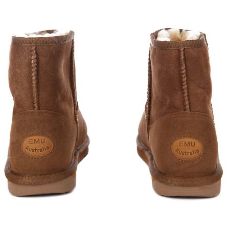 Женские полусапоги из овчины (угги) EMU Australia Stinger Mini W10003, коричневые