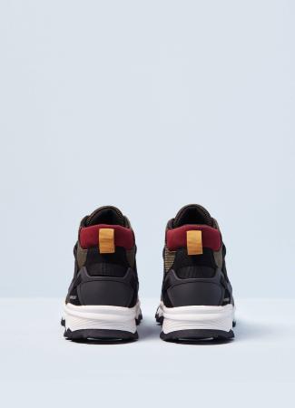 Детские высокие кроссовки Pepe Jeans London PEAK TRAIL JUNIOR PBS50095, хаки Детские высокие кроссовки Pepe Jeans London PEAK TRAIL JUNIOR PBS50095, хаки