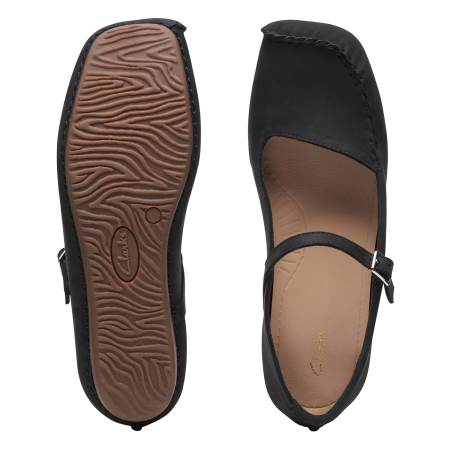 Женские туфли на ремешке Clarks Clarks Freckle Bar 26170595, черные