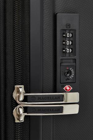 Чемодан 4-х колесный Magellan VOCIERMAG4BLKM, черный Чемодан 4-х колесный Magellan VOCIERMAG4BLKM, черный