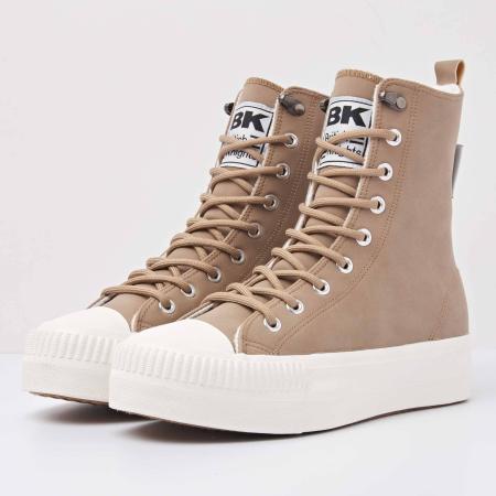 Женские высокие кеды British Knights KAYA HIGH B48-3723-01, коричневые