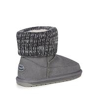 Eccles K12610 - Детские полусапоги из овчины (угги) EMU Australia, серые
