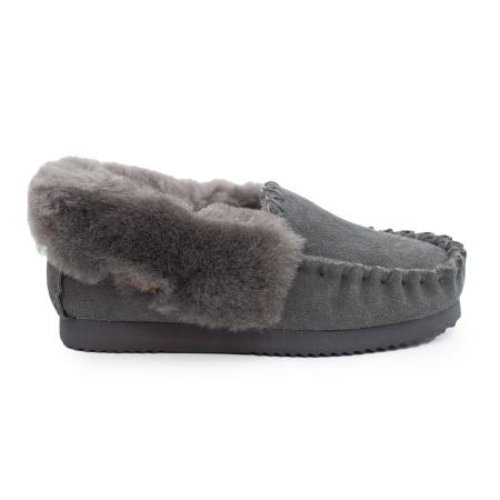 Женские тапочки EMU Ridge SMU Molly Moccasin RW10021, серые