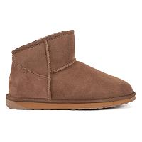 Aarons W13071 - Женские полусапоги из овчины (угги) EMU Australia, коричневые Aarons W13071 - Женские полусапоги из овчины (угги) EMU Australia, коричневые