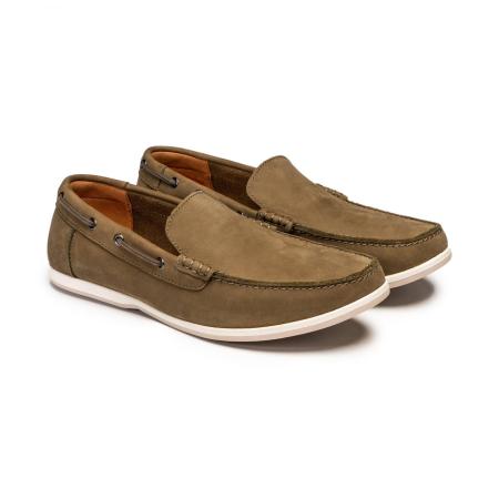 Мужские мокасины Clarks Morven Sun 26139035, оливковые