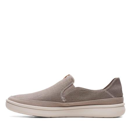 Мужские слипоны Clarks Cantal Step 26159802, серые Мужские слипоны Clarks Cantal Step 26159802, серые