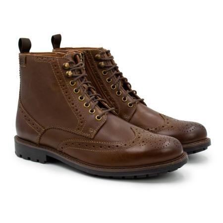 Мужские высокие ботинки Clarks Bowzer Hi 26162802, коричневые Мужские высокие ботинки Clarks Bowzer Hi 26162802, коричневые