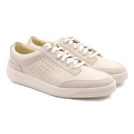 Мужские полуботинки Clarks Hero Air Lace 26152887, белые Мужские полуботинки Clarks Hero Air Lace 26152887, белые