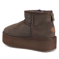 Stingers Stinger Micro Flatform W13082 - Женские угги EMU Australia, коричневые Stingers Stinger Micro Flatform W13082 - Женские угги EMU Australia, коричневые