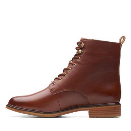 Женские высокие ботинки Clarks Clarkdale Lace 26162031, коричневые