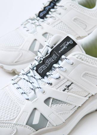 Женские кроссовки Pepe Jeans London BANKSY TRECK W PLS31346, белые