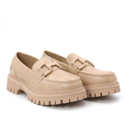 Женские лоферы REFRESH PU LADIES SHOES 170562, бежевые