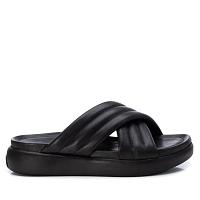 LEATHER LADIES SANDALS 68586 - Женские сланцы CARMELA, черные