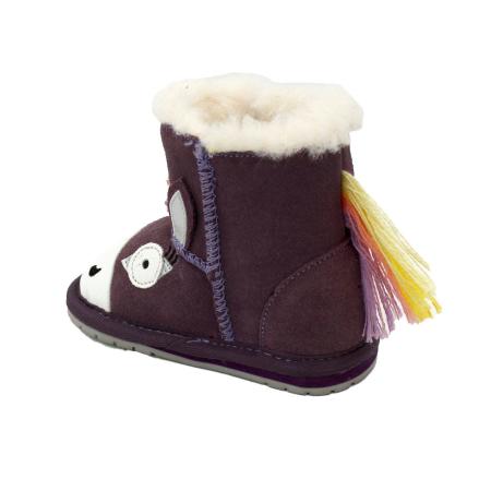 Детские угги EMU Australia Magical Unicorn Walker B12409, фиолетовые