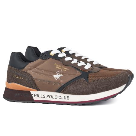 Мужские кроссовки Beverly Hills Polo Club KING POWER MIX BHM523105, коричневые Мужские кроссовки Beverly Hills Polo Club KING POWER MIX BHM523105, коричневые