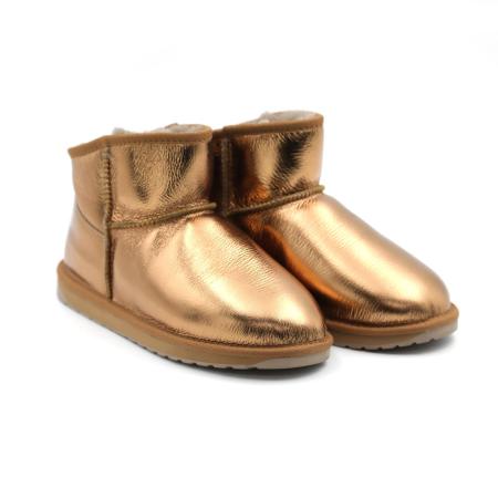 Женские угги EMU Australia Aarons Glossy W12922, золотые Женские угги EMU Australia Aarons Glossy W12922, золотые