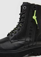 TRUCKER LACES W PLS50451 - Женские высокие ботинки Pepe Jeans London, черные