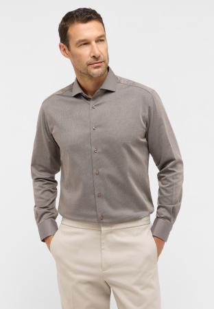 Мужская рубашка ETERNA РУБАШКА 1178-26-X17V, бежевая