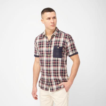 Мужская рубашка Camel Active Shortsleeve Shirt 409233-1S33, синяя
